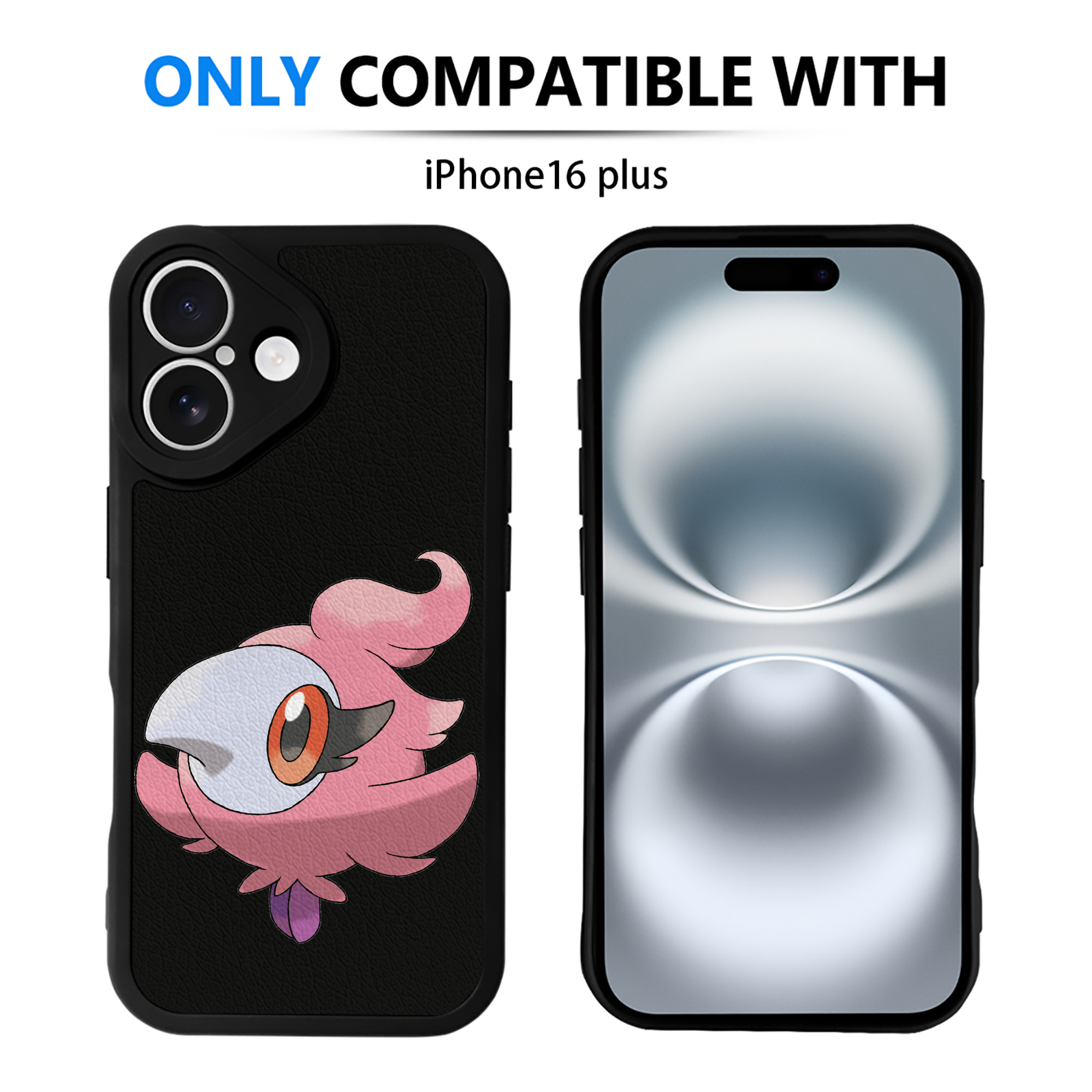 （画像用） ポケットモンスター Pokémon 【iPhone 16シリーズ対応】シリコンスマホケース（レザー調） 材質：シリコン